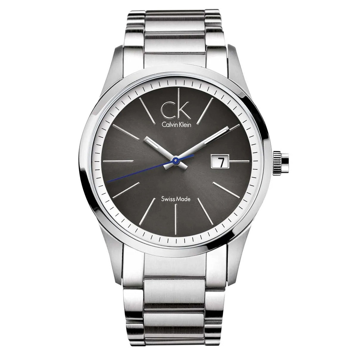 Shop Authentic Calvin Klein Bold Black Dial Silver Steel Strap Watch for Men - K2246107 - Luxxuri