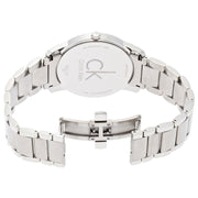  Shop Authentic Calvin Klein City Blue Dial Silver Steel Strap Watch for Men - K2G2G14N - Luxxuri