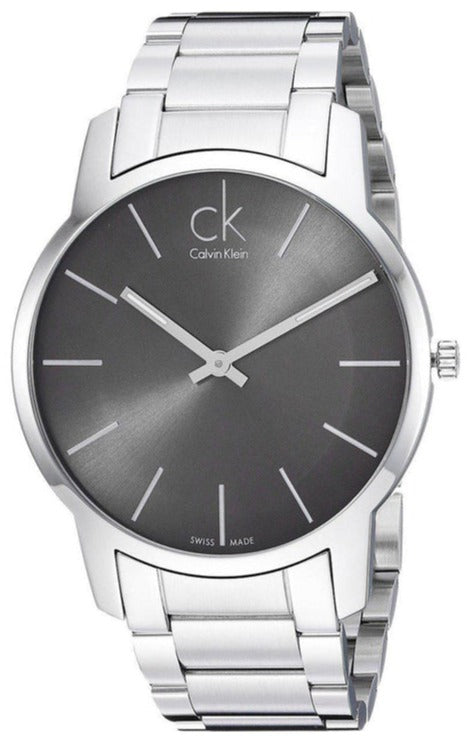  Shop Authentic Calvin Klein City Black Dial Silver Steel Strap Watch for Men - K2G21161 - Luxxuri