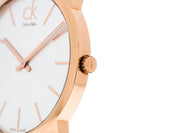  Shop Authentic Calvin Klein City White Dial Rose Gold Steel Strap Watch for Men - K2G21646 - Luxxuri
