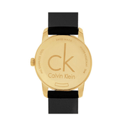  Shop Authentic Calvin Klein City Silver Dial Black Leather Strap Watch For Women - K2G23520 - Luxxuri