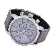  Shop Authentic Calvin Klein City Chronograph White Dial White Leather Strap Watch for Men - K2G271Q4 - Luxxuri