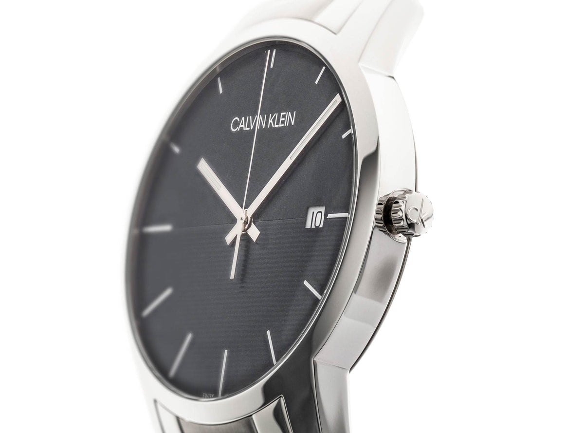 Shop Authentic Calvin Klein City Black Dial Silver Steel Strap Watch for Men - K2G2G14C - Luxxuri