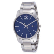 Shop Authentic Calvin Klein City Blue Dial Silver Steel Strap Watch for Men - K2G2G14N - Luxxuri
