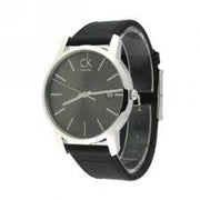  Shop Authentic Calvin Klein City Quartz Black Dial Black Leather Strap Watch for Men - K2G2G1C3 - Luxxuri