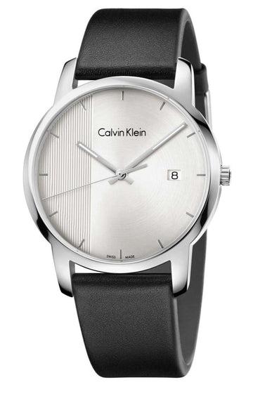  Shop Authentic Calvin Klein City Silver Dial Black Steel Strap Watch for Men - K2G2G1CX - Luxxuri