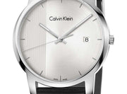  Shop Authentic Calvin Klein City Silver Dial Black Steel Strap Watch for Men - K2G2G1CX - Luxxuri