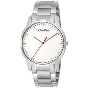  Shop Authentic Calvin Klein City Quartz White Dial Silver Steel Strap Watch for Men - K2G2G1Z6 - Luxxuri