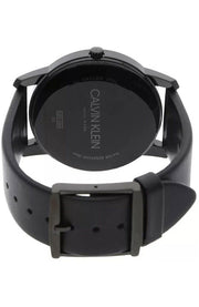  Shop Authentic Calvin Klein City Quartz Black Dial Black Leather Strap Watch for Men - K2G2G4CX - Luxxuri