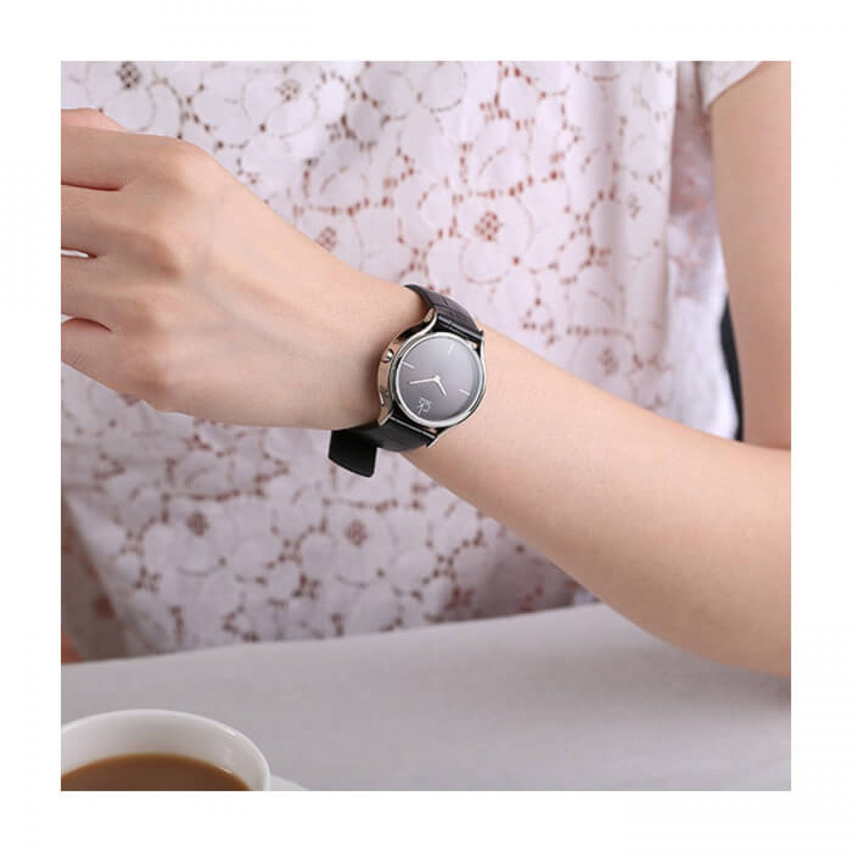  Shop Authentic Calvin Klein Skirt Black Dial Black Leather Strap Watch for Women  - K2U231C1 - Luxxuri