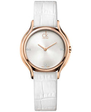  Shop Authentic Calvin Klein Skirt White Dial White Leather Strap Watch for Women - K2U236KW - Luxxuri