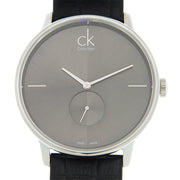  Shop Authentic Calvin Klein Accent Black Dial Black Leather Strap Watch for Men - K2Y211C3 - Luxxuri