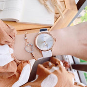  Shop Authentic Calvin Klein Accent Silver Dial White Leather Strap Watch for Women - K2Y236K6 - Luxxuri