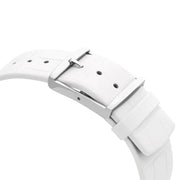  Shop Authentic Calvin Klein Accent Silver Dial White Leather Strap Watch for Men - K2Y2X1KW - Luxxuri