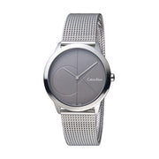  Shop Authentic Calvin Klein Minimal Black Dial Silver Mesh Bracelet Watch for Men - K3M21123 - Luxxuri