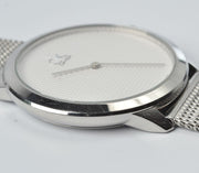  Shop Authentic Calvin Klein Minimal White Dial Silver Mesh Bracelet Watch for Men - K3M2112Y - Luxxuri
