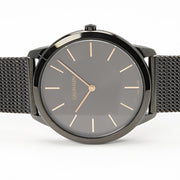  Shop Authentic Calvin Klein Minimal Black Dial Black Mesh Bracelet Watch for Men - K3M21421 - Luxxuri