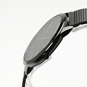  Shop Authentic Calvin Klein Minimal Black Dial Black Mesh Bracelet Watch for Men - K3M21421 - Luxxuri