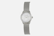  Shop Authentic Calvin Klein Minimal White Dial Silver Mesh Bracelet Watch for Women - K3M23126 - Luxxuri