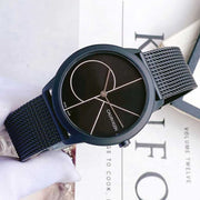  Shop Authentic Calvin Klein Minimal Black Dial Black Mesh Bracelet Watch for Women - K3M5245X - Luxxuri