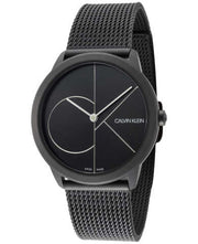  Shop Authentic Calvin Klein Minimal Black Dial Black Mesh Bracelet Watch for Women - K3M5245X - Luxxuri