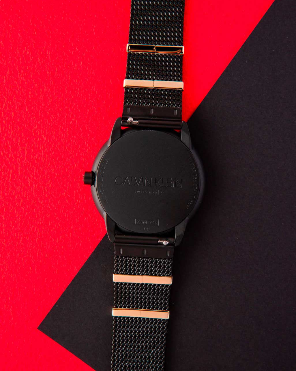  Shop Authentic Calvin Klein Minimal Black Dial Black Steel Strap Watch For Men - K3M524Z1 - Luxxuri