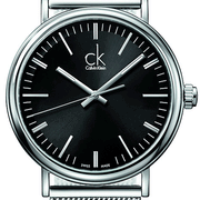  Shop Authentic Calvin Klein Surround Black Dial Silver Mesh Bracelet Watch for Men - K3W21121 - Luxxuri