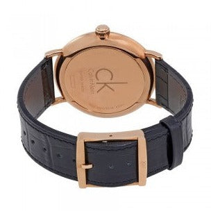  Shop Authentic Calvin Klein Surround Black Dial Black Leather Strap Watch for Men - K3W216C1 - Luxxuri