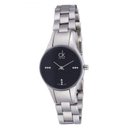  Shop Authentic Calvin Klein Simplicity Diamonds Black Dial Silver Steel Strap Watch for Women - K4323102 - Luxxuri