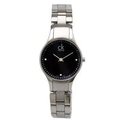  Shop Authentic Calvin Klein Simplicity Diamonds Black Dial Silver Steel Strap Watch for Women - K4323102 - Luxxuri