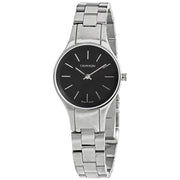  Shop Authentic Calvin Klein Simplicity Black Dial Silver Steel Strap Watch for Women - K4323130 - Luxxuri