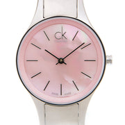  Shop Authentic Calvin Klein Simplicity Pink Dial Silver Steel Strap Watch for Women - K432314E - Luxxuri