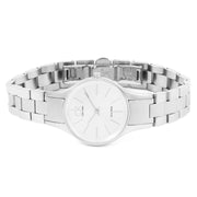  Shop Authentic Calvin Klein Simplicity White Dial Silver Steel Strap Watch for Women - K4323185 - Luxxuri