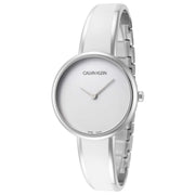 Shop Authentic Calvin Klein Seduce White Dial Two Tone Steel Strap Watch for Women - K4E2N116 - Luxxuri