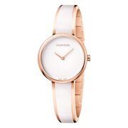  Shop Authentic Calvin Klein Seduce White Dial Two Tone Steel Strap Watch for Women - K4E2N616 - Luxxuri