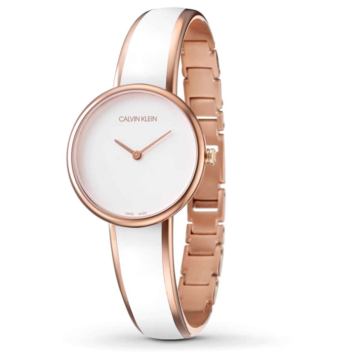  Shop Authentic Calvin Klein Seduce Silver Dial Two Tone Steel Strap Watch for Women - K4E2N61Y - Luxxuri