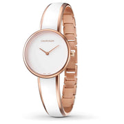  Shop Authentic Calvin Klein Seduce Silver Dial Two Tone Steel Strap Watch for Women - K4E2N61Y - Luxxuri