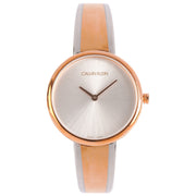  Shop Authentic Calvin Klein Seduce Silver Dial Two Tone Steel Strap Watch for Women - K4E2N61X - Luxxuri