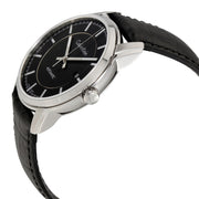  Shop Authentic Calvin Klein Infinity Automatic Black Dial Black Leather Strap Watch for Men - K5S341C1 - Luxxuri