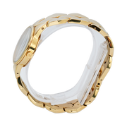  Shop Authentic Calvin Klein Snake Silver Dial Yellow Gold Steel Strap Watch For Women - K6E23546 - Luxxuri