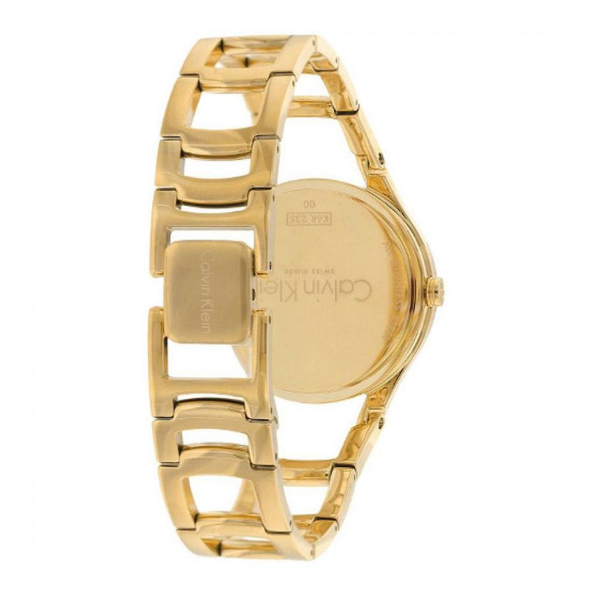 Shop Authentic Calvin Klein Class White Dial Gold Steel Strap Watch for Women - K6R23526 - Luxxuri