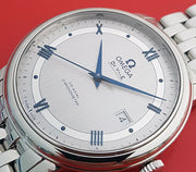  Shop Authentic Omega De Ville Prestige Co-Axial Rhodium Silver Dial Silver Steel Strap Watch for Men - 424.10.40.20.02.001 - Luxxuri