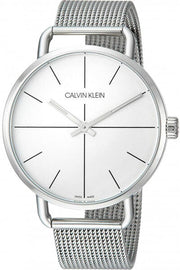 Shop Authentic Calvin Klein Even White Dial Silver Mesh Bracelet Watch for Women - K7B23126 - Luxxuri