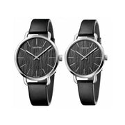  Shop Authentic Calvin Klein Even Black Dial Black Leather Strap Watch for Women - K7B211C1 - Luxxuri