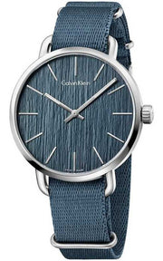  Shop Authentic Calvin Klein Even Green Dial Green NATO Strap Watch for Men - K7B211WL - Luxxuri
