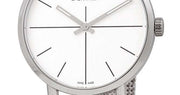  Shop Authentic Calvin Klein Even White Dial Silver Mesh Bracelet Watch for Women - K7B23126 - Luxxuri