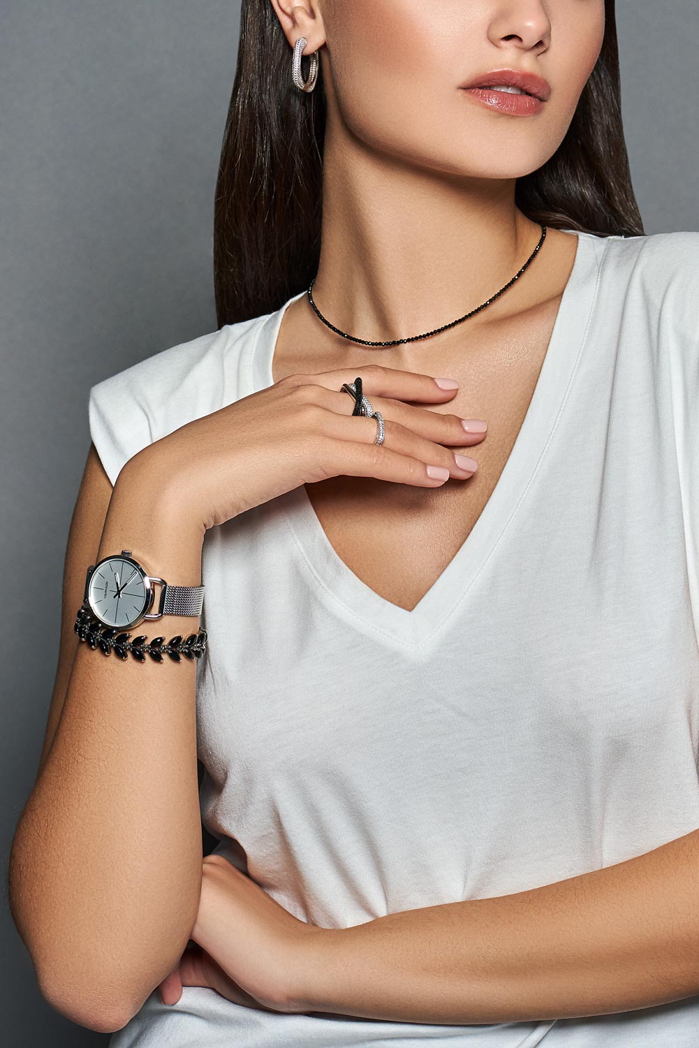  Shop Authentic Calvin Klein Even White Dial Silver Mesh Bracelet Watch for Women - K7B23126 - Luxxuri