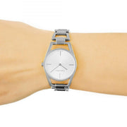  Shop Authentic Calvin Klein Dainty Silver Dial Silver Steel Strap Watch for Women - K7L23146 - Luxxuri