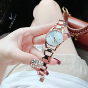  Shop Authentic Calvin Klein Dainty White Dial Rose Gold Steel Strap Watch for Women - K7L23646 - Luxxuri