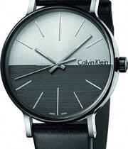  Shop Authentic Calvin Klein Boost White Black Dial Black Leather Strap Watch for Men - K7Y21CCX - Luxxuri